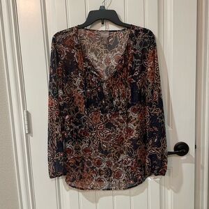Chicos chiffon top, size 1